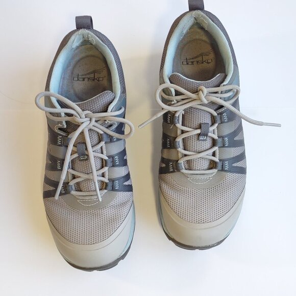 DANSKO Phylicia Waterproof Hiking Shoes Sneakers Grey Mesh EU 37 - US Size 7 - Picture 3 of 14